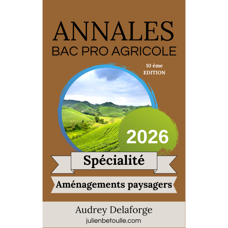 Annales corrigées Aménagements Paysagers 2026 – Bac professionnel