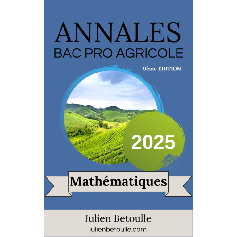 Annales corrigées Mathématiques 2025 – Bac professionnel