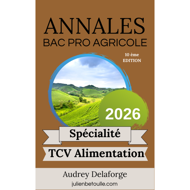 Annales corrigées Technique et Conseil de Vente en Alimentation 2026 – Bac professionnel