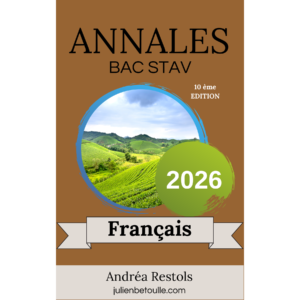 Annales corrigées Français 2026 – Bac technologique STAV